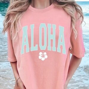 Pink Boxy Short Sleeve T-Shirt